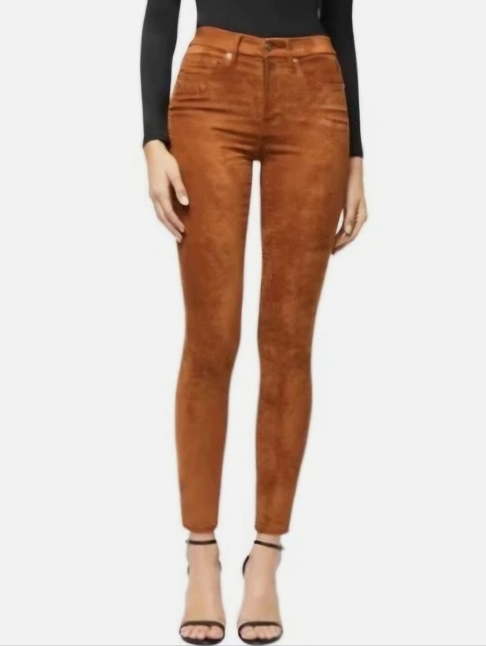 Good American NWT Faux Suede Good Waist Skinny Size 12